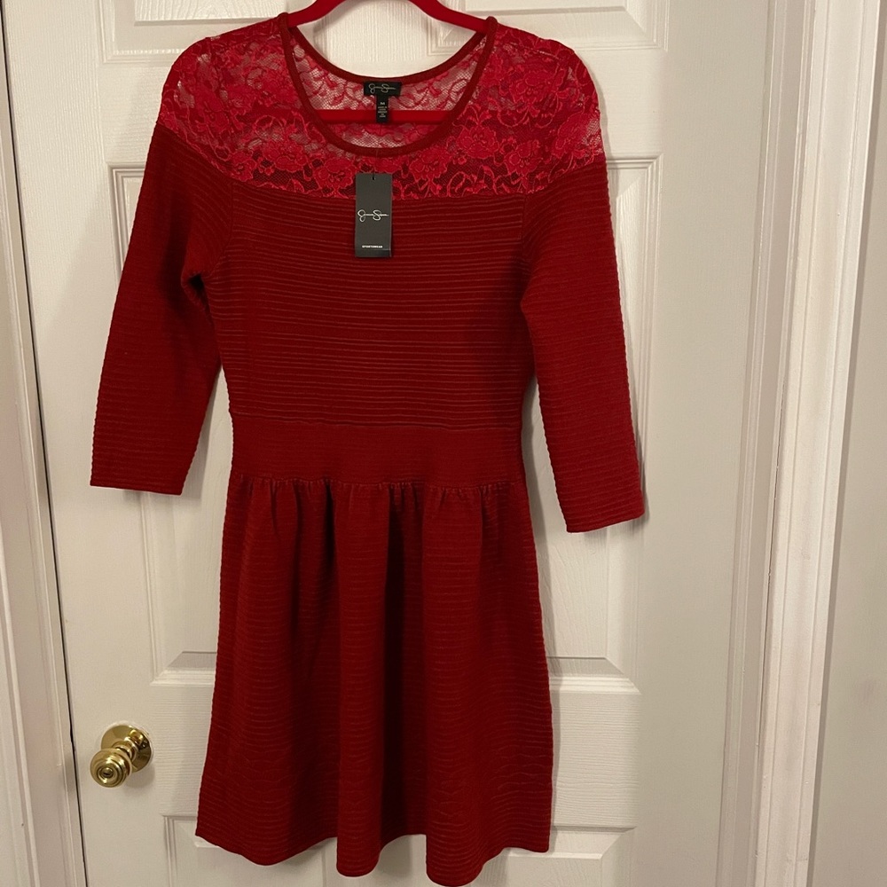 Jessica Simpson red dress. Size medium.